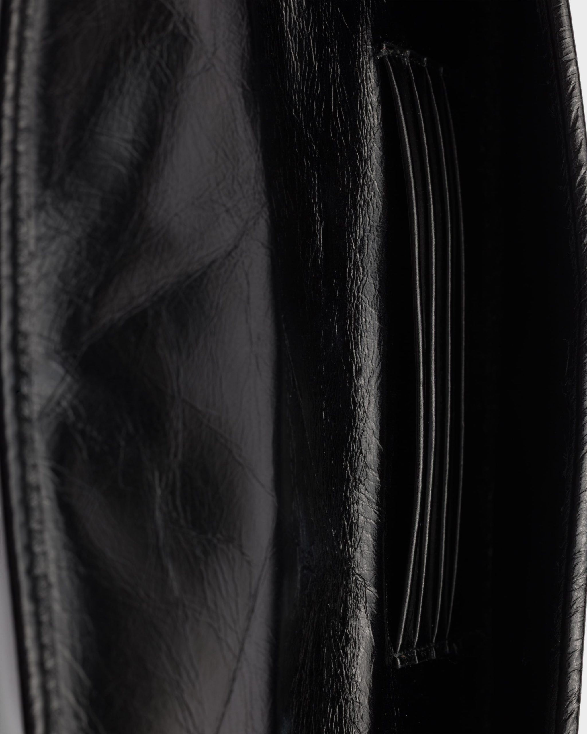 Prada Leather wallet with shoulder strap - Image 3